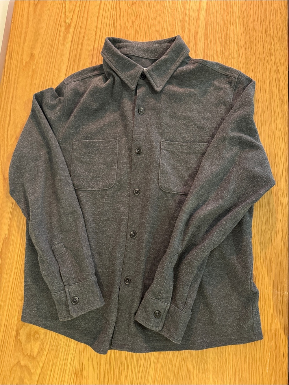 Goodfellow & Co Dark Gray Casual Button-Down Shirt
